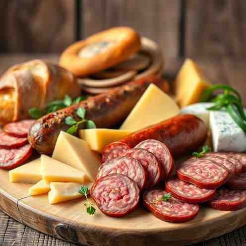 Skilandis - Homemade Lithuanian Smoked Sausage & Cheese Pairings